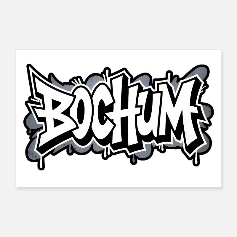 Bochum Graffiti Poster 60x40 cm