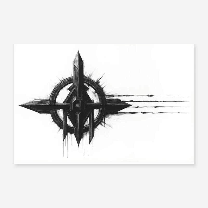 Factory 4 - Poster 60x40 cm - Weiß