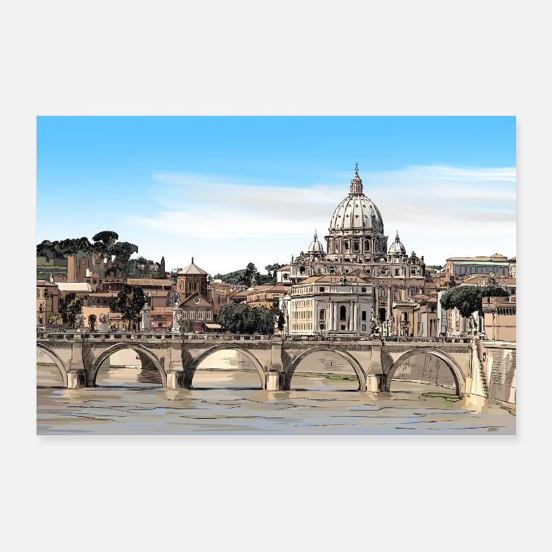 Rome Poster 24" x 16" (60x40 cm)