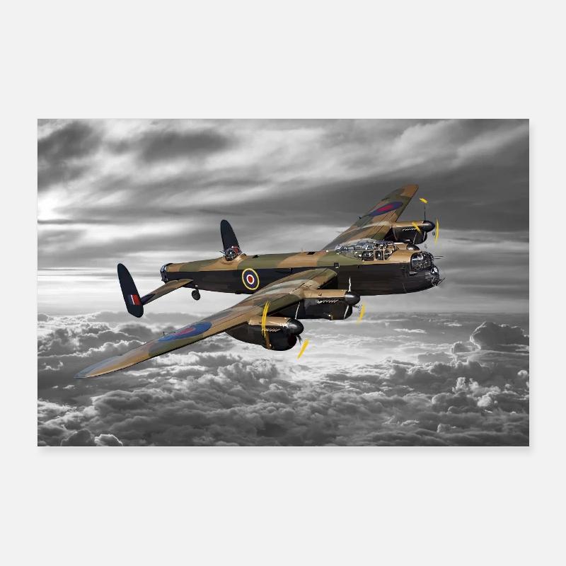Avro Lancaster Poster 60x40 cm