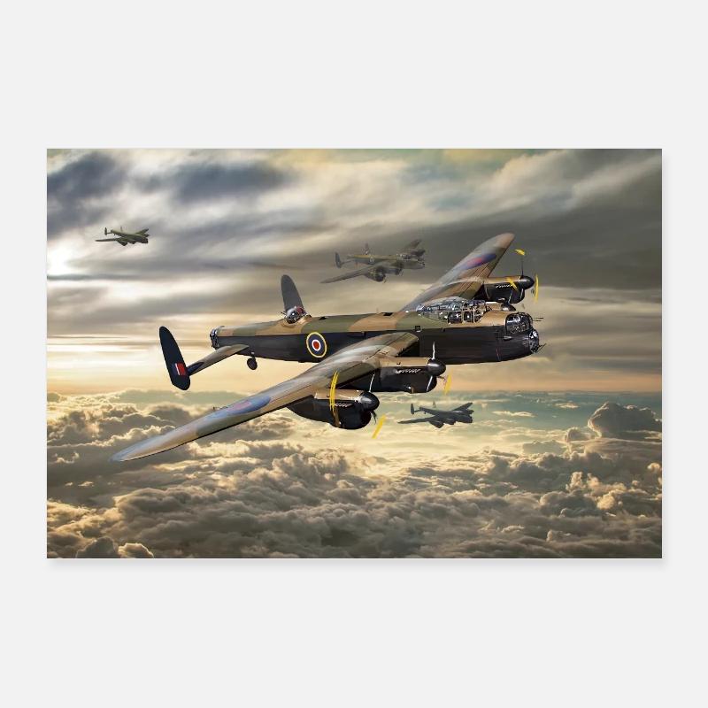 Avro Lancaster Poster 24" x 16" (60x40 cm)