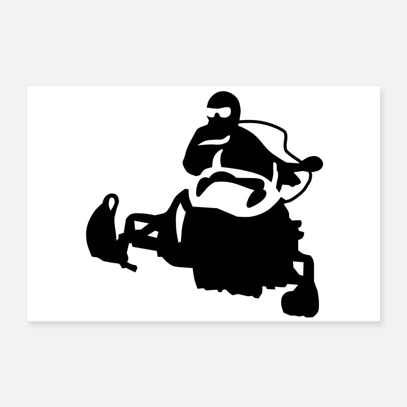 snowmobile_1 Poster 24" x 16" (60x40 cm)