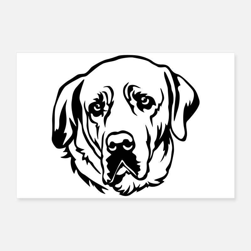 Tosa Head Poster 24" x 16" (60x40 cm)
