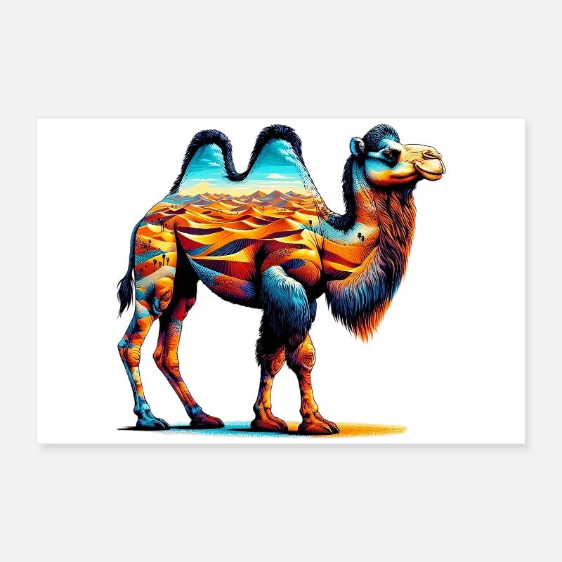 Kamel Poster 60x40 cm