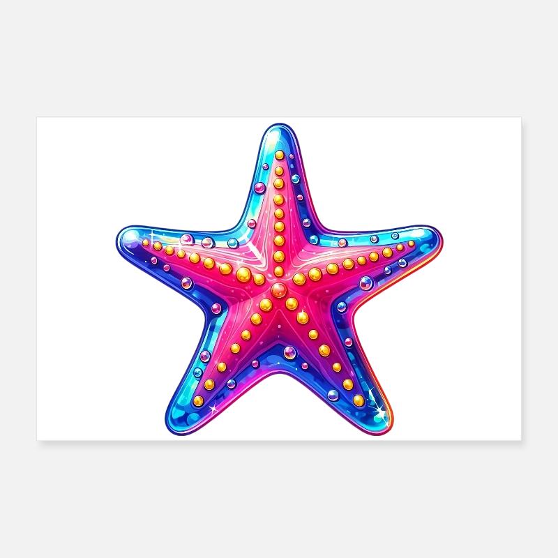 Seestern Poster 60x40 cm