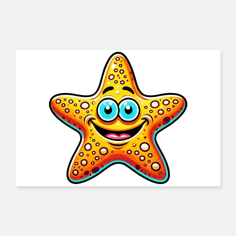 Seestern Poster 60x40 cm