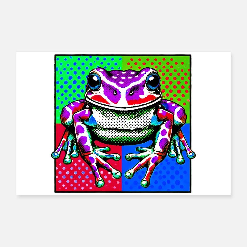 Grenouille Poster 60 x 40 cm