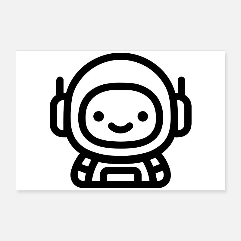 astronaute Poster 60 x 40 cm