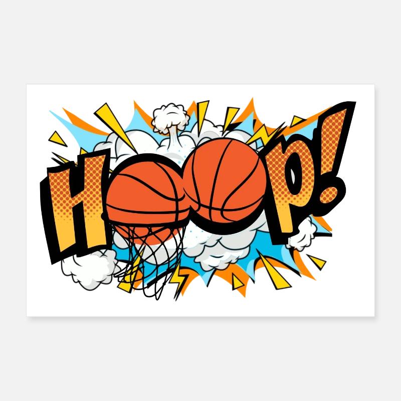 Hope! Pop Art Explosion Basketball Poster 60x40 cm