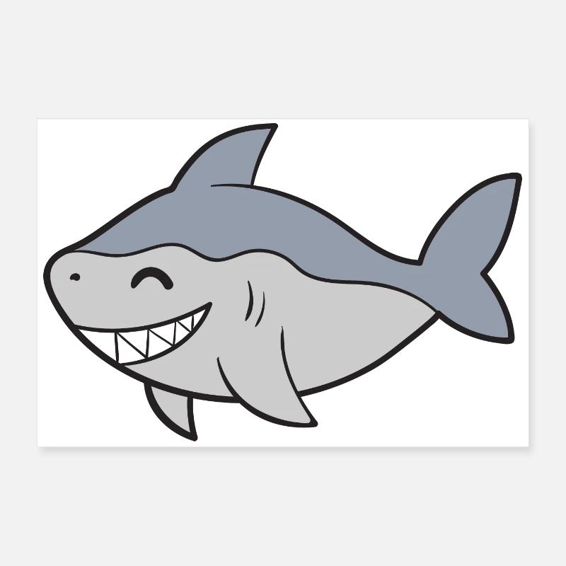 Requin Requin Poster 60 x 40 cm