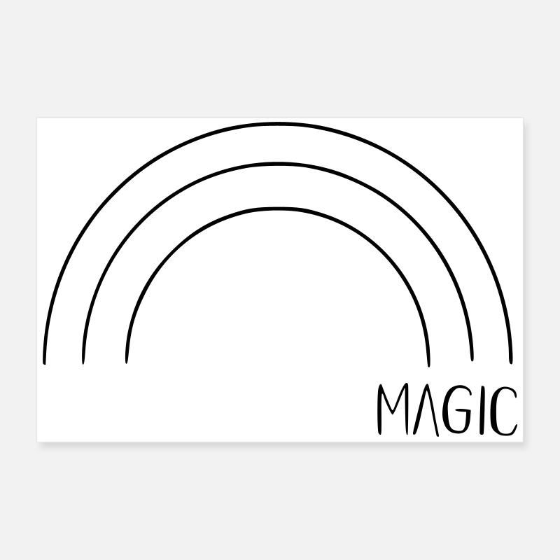 Magic Regenbogen Poster 60x40 cm