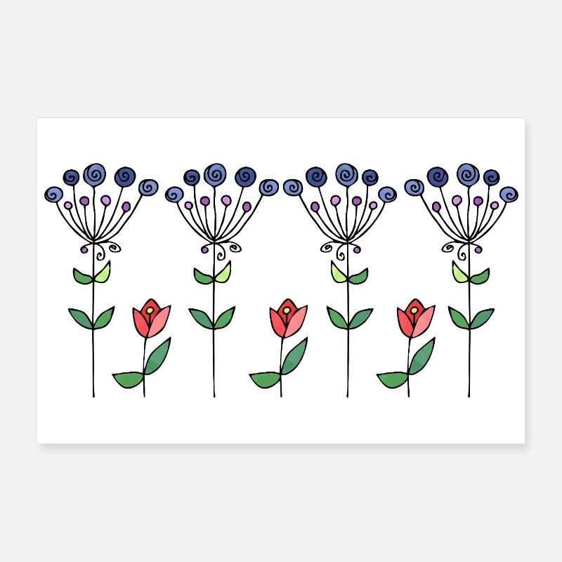 Fleur Poster 60 x 40 cm