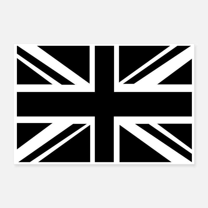 British Flag Poster 24" x 16" (60x40 cm)