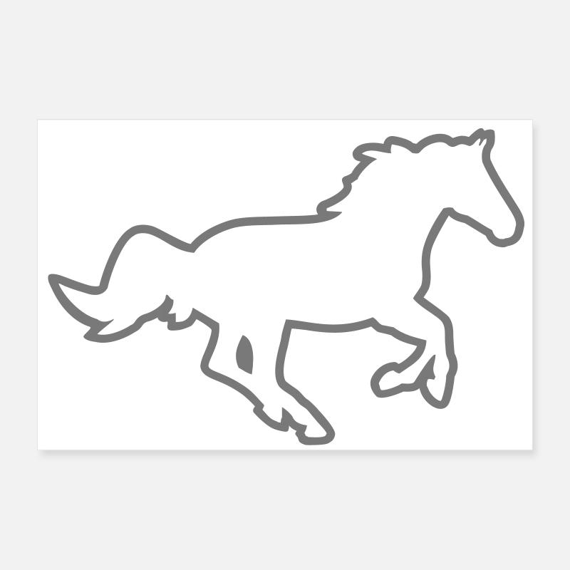 Pferd Poster 60x40 cm