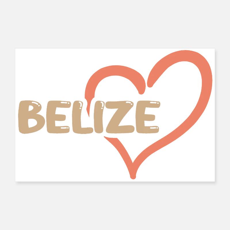 Belize als Belize Poster 60x40 cm