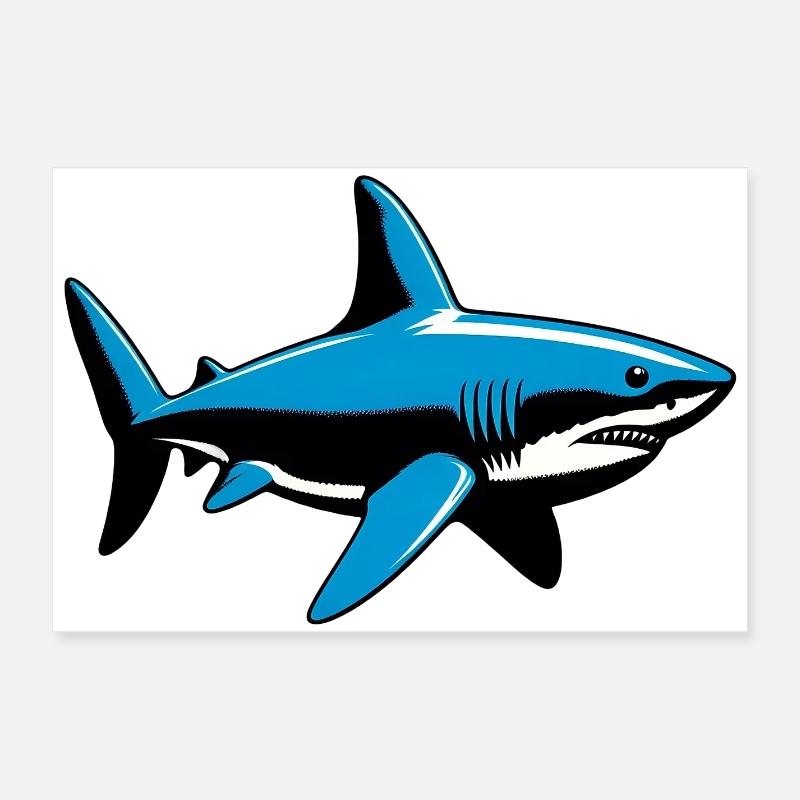 Requin Poster 60 x 40 cm