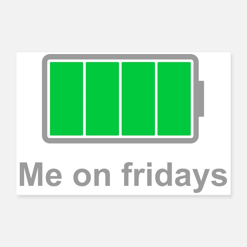 Vendredis Full Battery Poster 60 x 40 cm