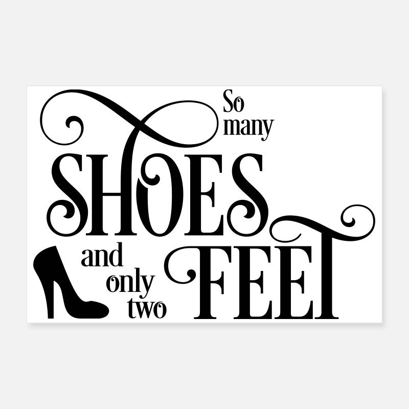 Schuhe Poster 60x40 cm