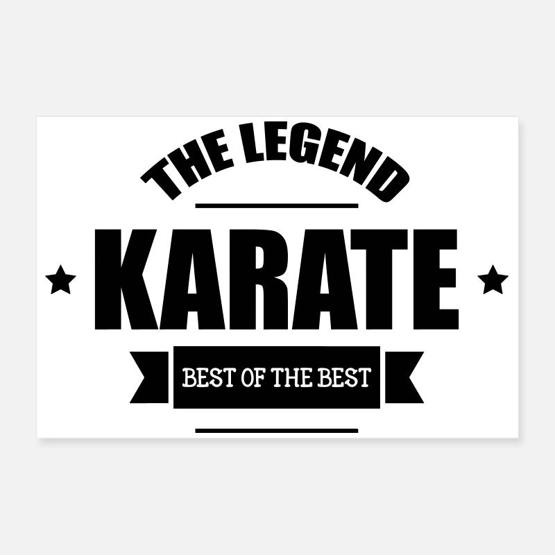 Karate The Legend Poster 60x40 cm
