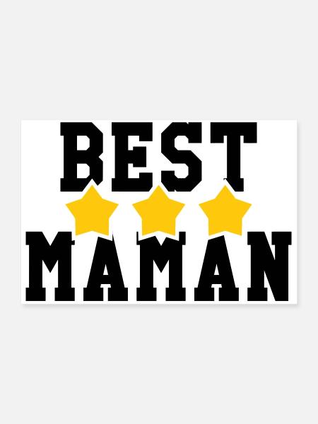 Beste Mama - Muttertag - Poster 60x40 cm - Weiß - Vorne