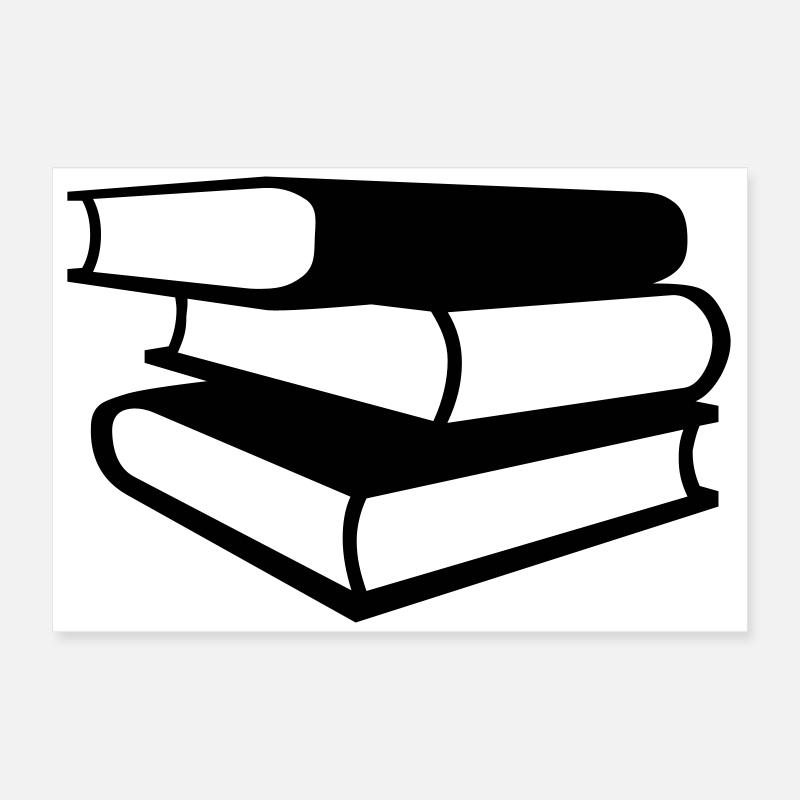 Bücher Poster 60x40 cm