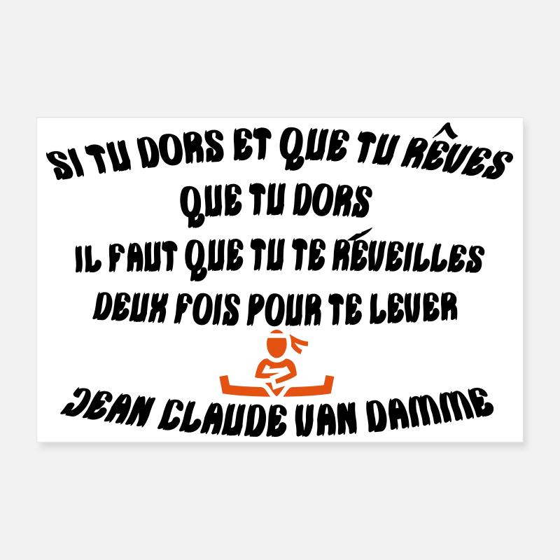 rever de dormir Poster 60 x 40 cm