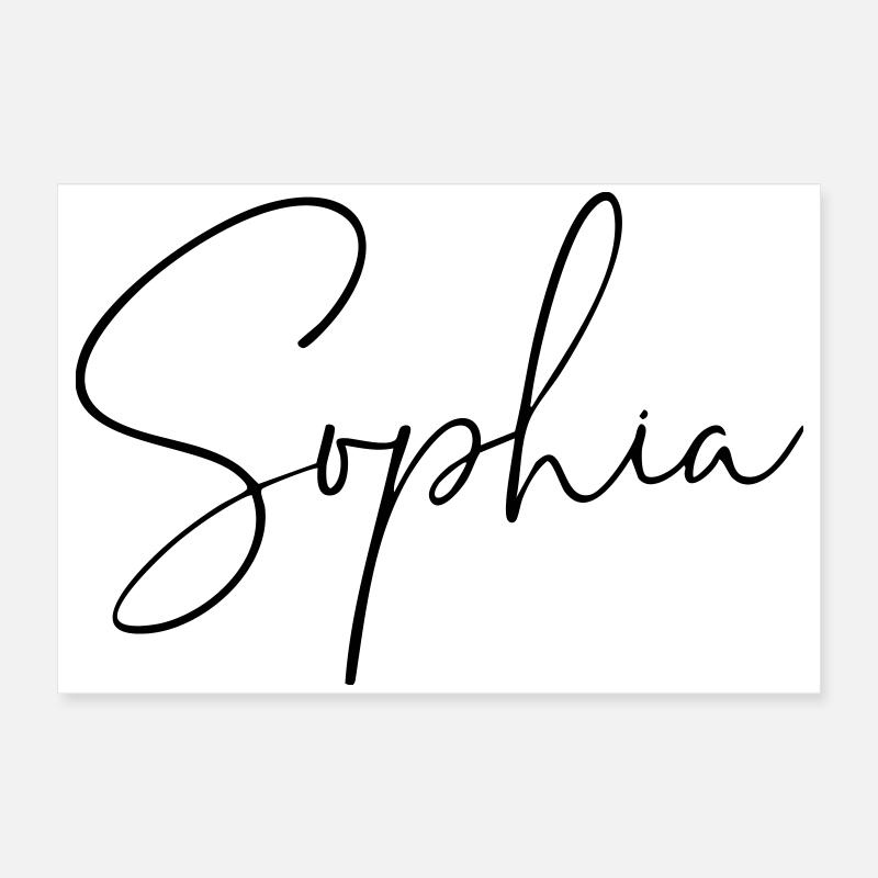 sophia / handschrift design  Poster 60x40 cm