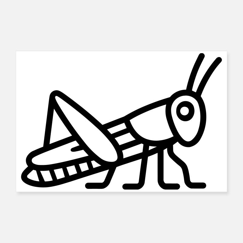 grasshopper Poster 24" x 16" (60x40 cm)
