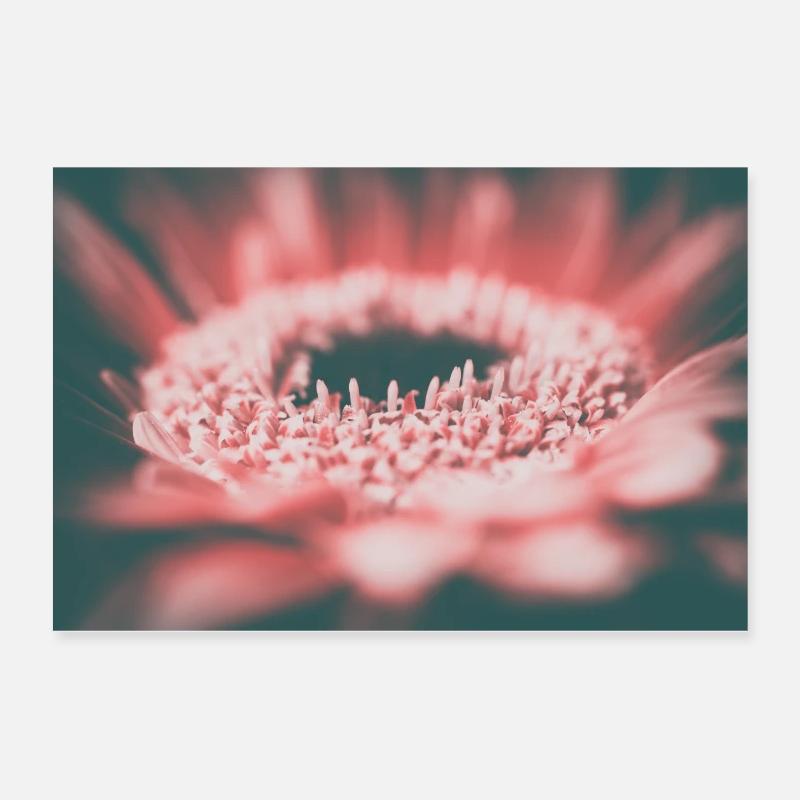 Fleurs rétro Poster 60 x 40 cm