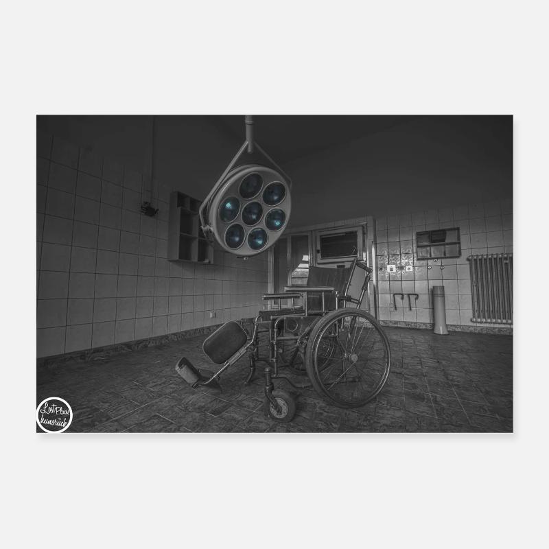 Der Rollstuhl Poster 60x40 cm