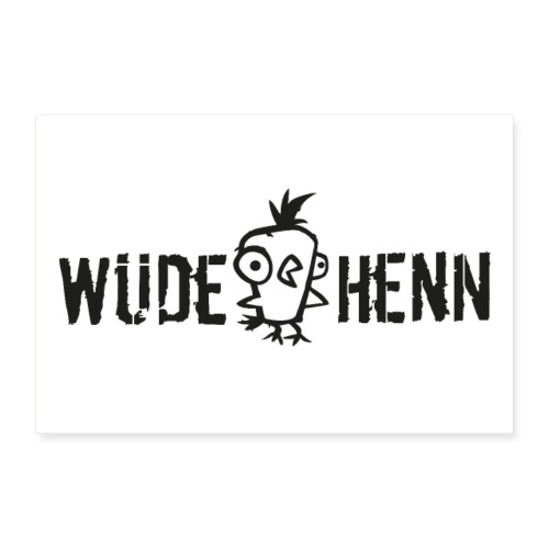 Vorschau: Wüde Henn - Poster 60x40 cm