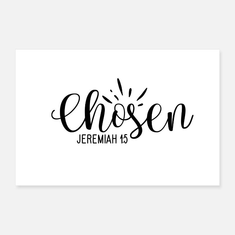 Christliche Bibelverse Sprüche als Geschenk Kirche Poster 60x40 cm