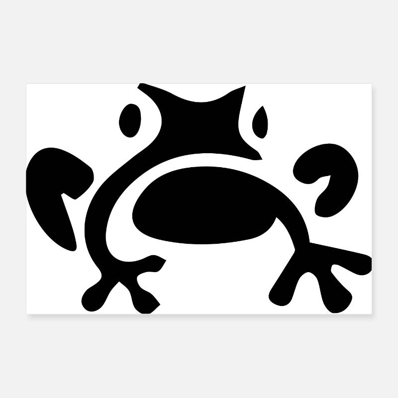 frog Poster 24" x 16" (60x40 cm)