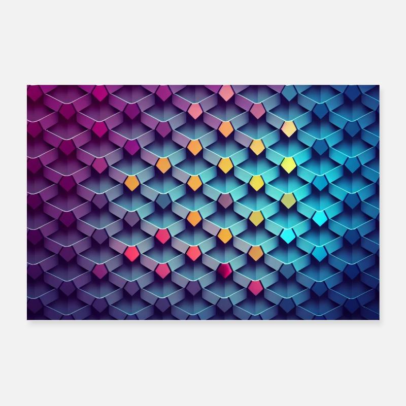 Modello astratto Poster 60x40 cm