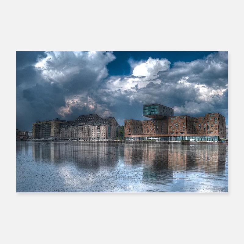Berlin - Poster 60 x 40 cm - blanc