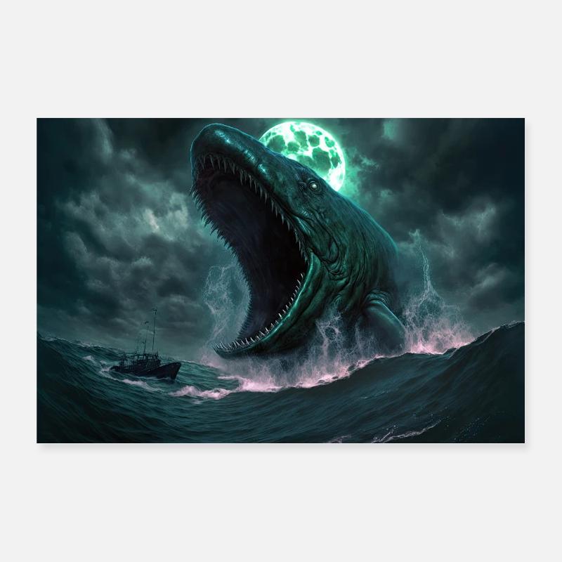 Big Fish! Poster 24" x 16" (60x40 cm)