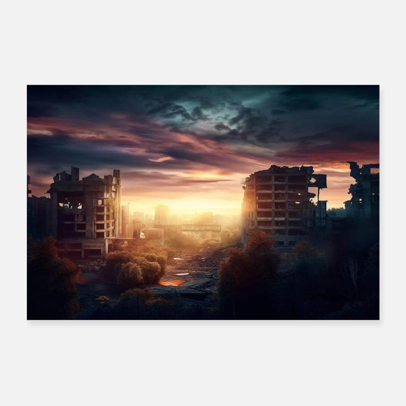 Der Tag danach Poster 60x40 cm