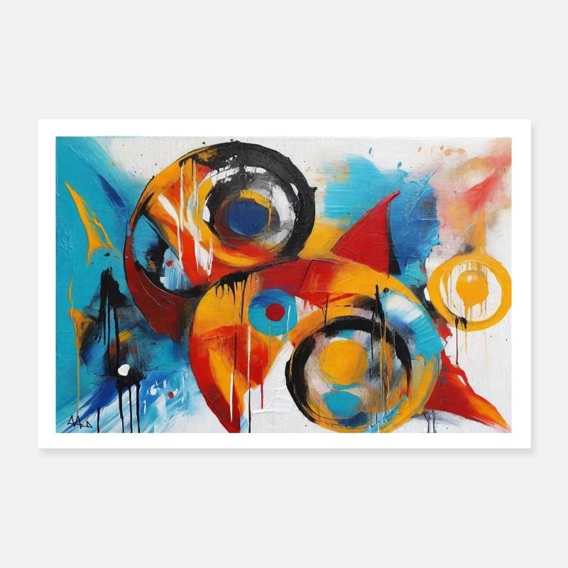 Jeu de couleurs 1 Poster 60 x 40 cm