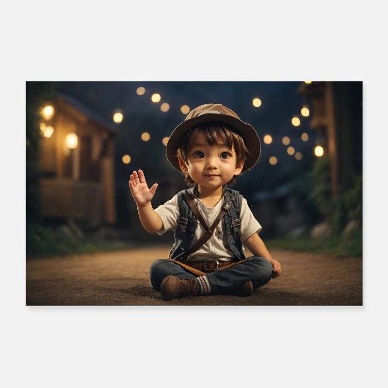 Pilger-Kind Poster 60x40 cm