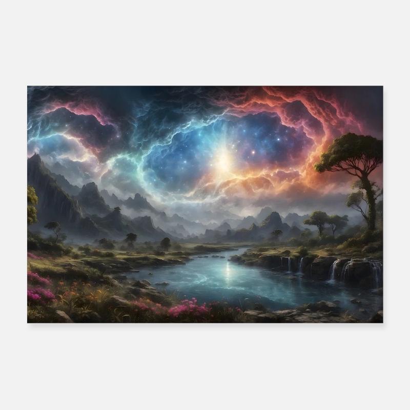 Enchantment - Poster 60 x 40 cm - blanc