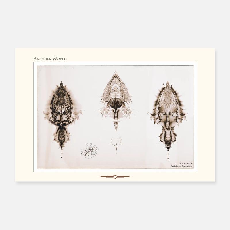 COLLECTOR - Another World - Sp. n°79 (variations) - Poster 60 x 40 cm - blanc