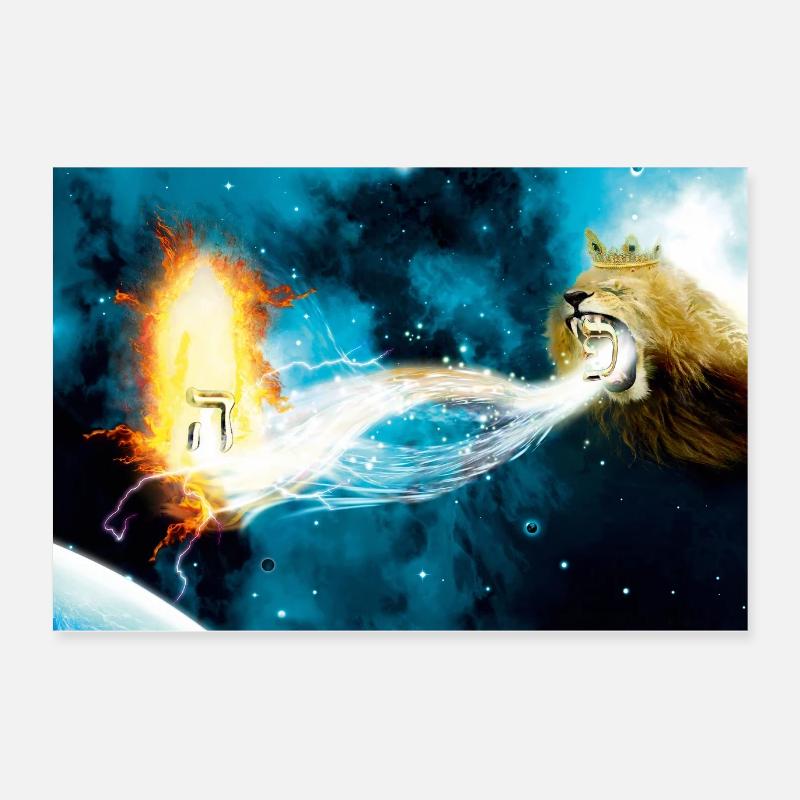 Windhauch der Herrn Poster 60x40 cm