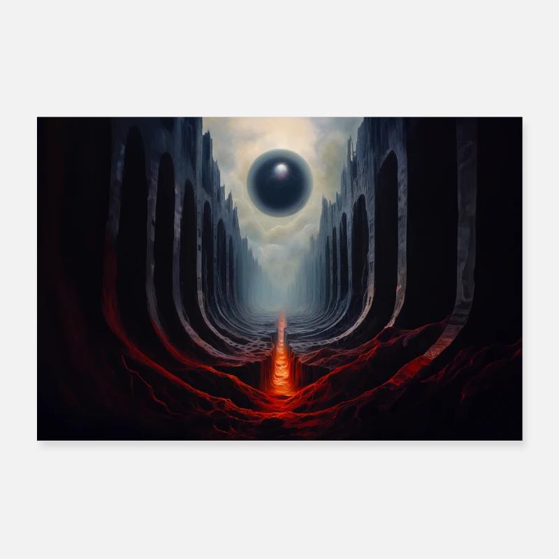 Sphère - Poster 60 x 40 cm - blanc