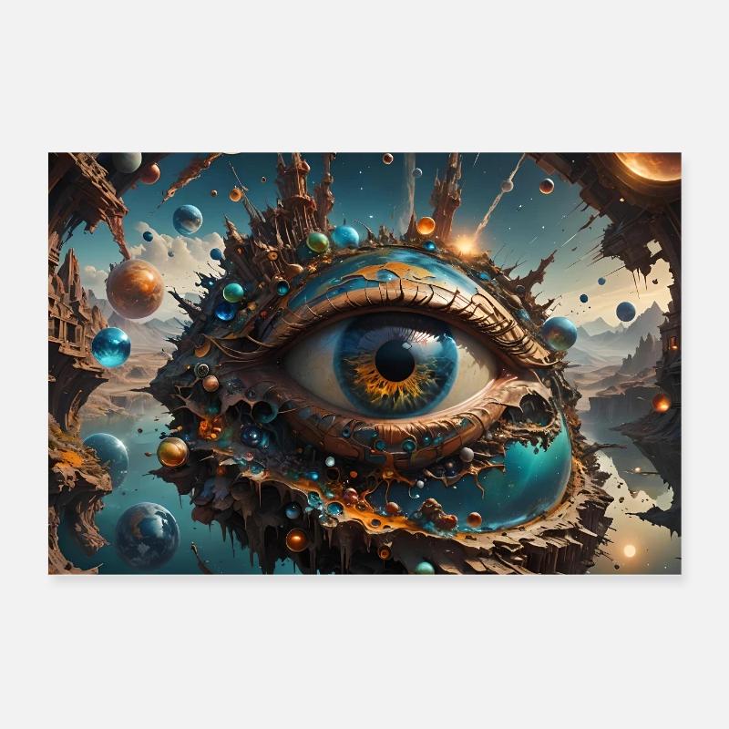 Magical Eyes - Glimpse into the Universe Poster 24" x 16" (60x40 cm)