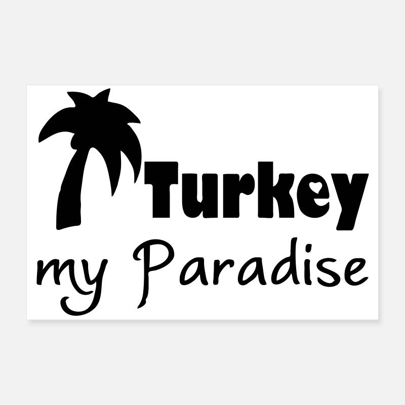 Turkey Paradise Poster 24" x 16" (60x40 cm)