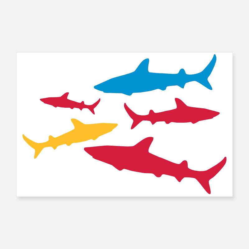 poissons Poster 60 x 40 cm
