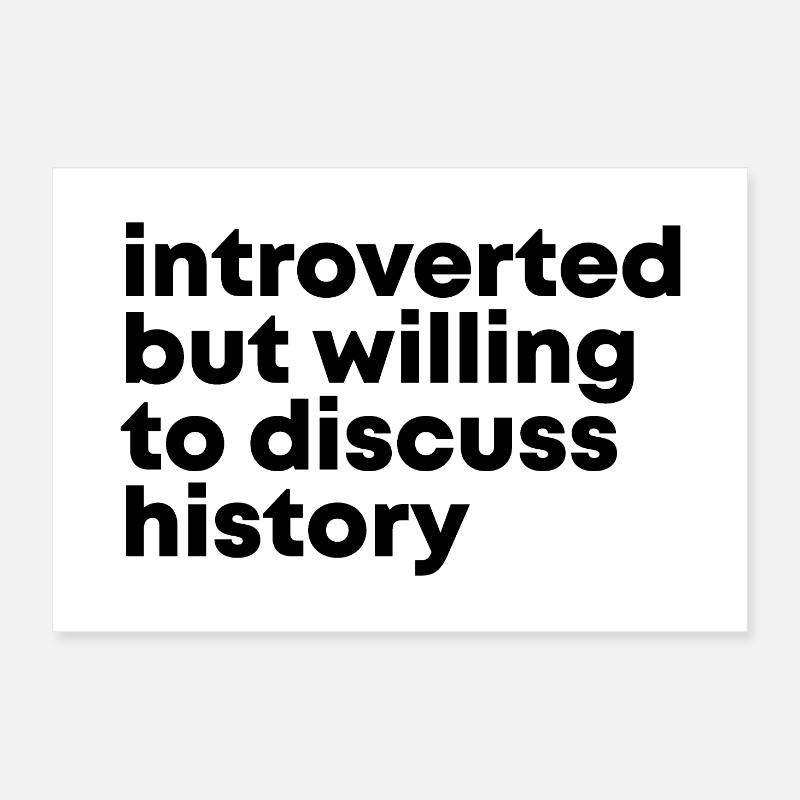 History Poster 24" x 16" (60x40 cm)