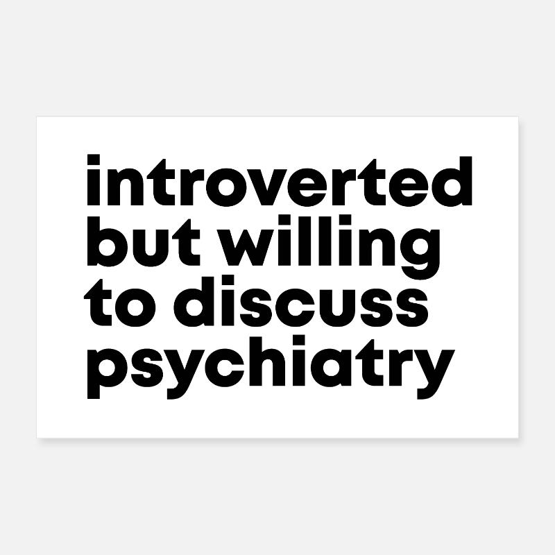Psychiatry Poster 24" x 16" (60x40 cm)