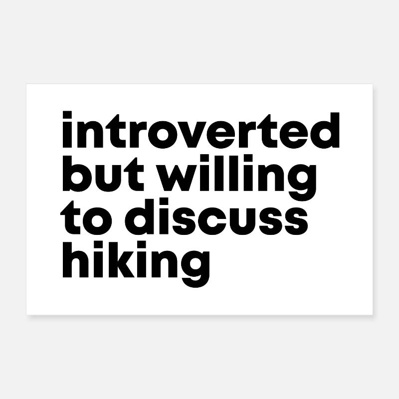 Hike Poster 24" x 16" (60x40 cm)