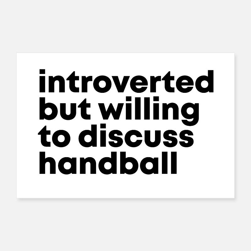 Handball Poster 60x40 cm